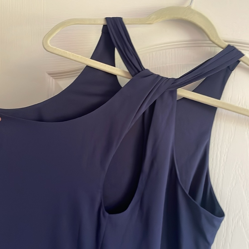 Navy blue maxi dress